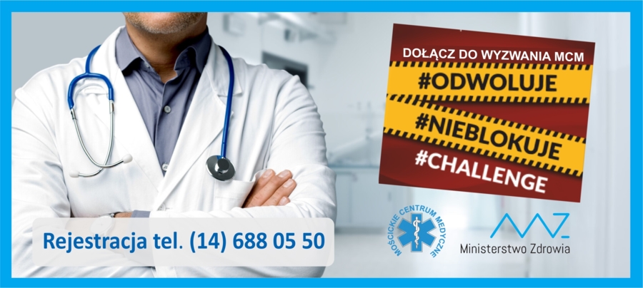 Plakat akcji "Odwołuję nie blokuję"